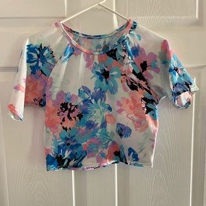 Joy Lab Cropped Rash Guard - XL